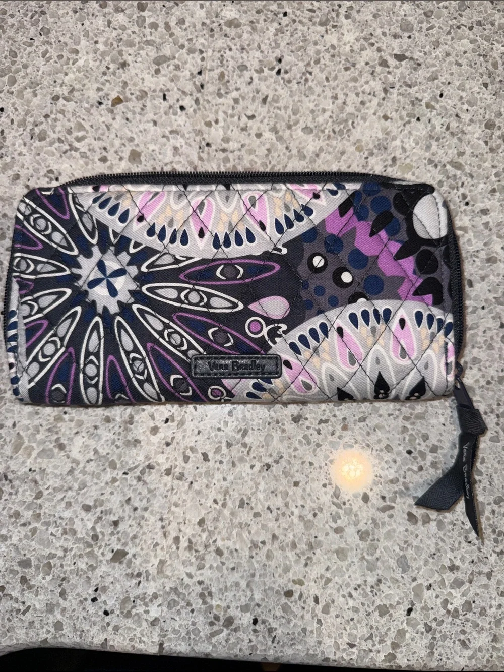 Vera Bradley Mimosa Medallion Hipster and Accordion Wallet. EUC
